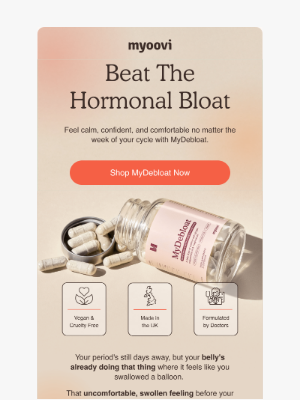 Myoovi - Done dealing with period bloat?