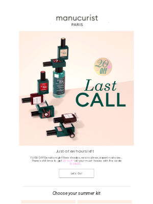 Manucurist - Last Call – 20% OFF Everything!