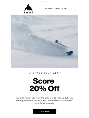 Burton Snowboards - Ride More, Spend Less