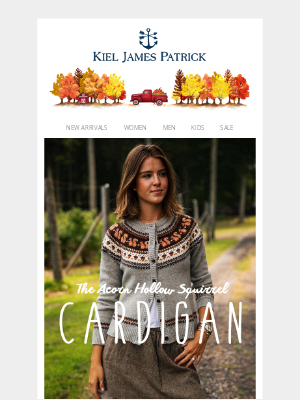 Kiel James Patrick - Introducing Our New Autumn Cardigan