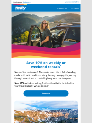 Thrifty Car Rental - 🤑 The greatest roads ever driven.