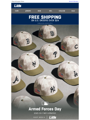 LIDS - Honor Our Heroes: MLB Armed Forces Day Celebration