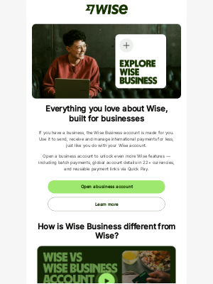 Wise - Get the account made for doing business globally