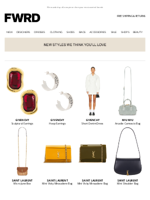 FWRD by Elyse Walker - Clarence, You’ve Got Great Taste