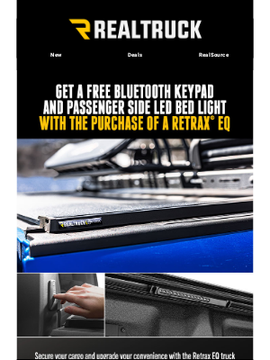 RealTruck - Special Deal: Free Accessories with Retrax EQ Tonneau Cover