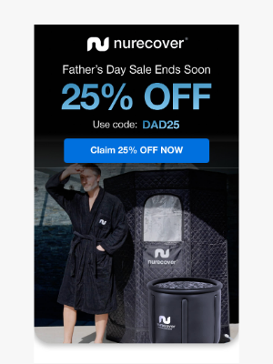Nurecover - 📣 Father's Day Sale Ends Soon - 25% Off