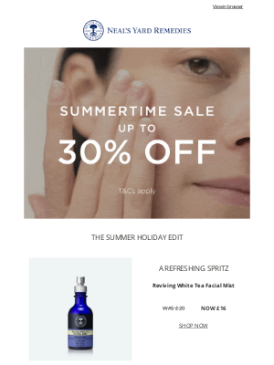 Neal's Yard Remedies - Sale must-haves for your next getaway