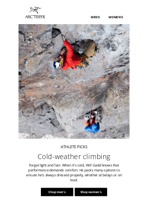 Arc’teryx - How to climb when it's cold