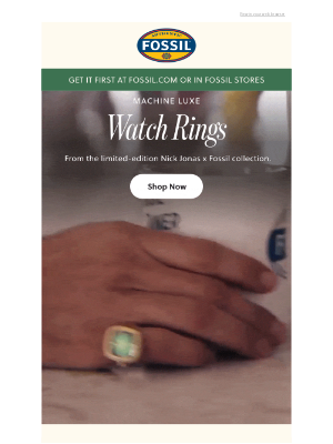 Fossil - New Watch Ring, New Size