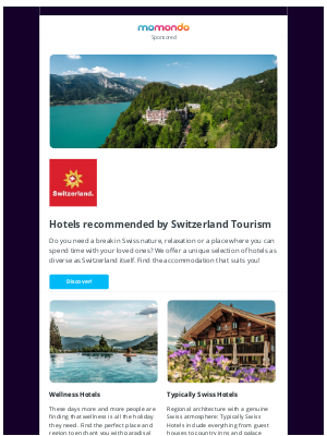 momondo (UK) - Your hotel in Switzerland