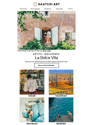 Saatchi Art - Live La Dolce Vita with Art