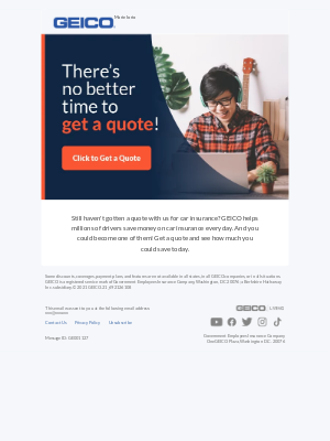 GEICO - Marie, you could be saving more on car insurance!