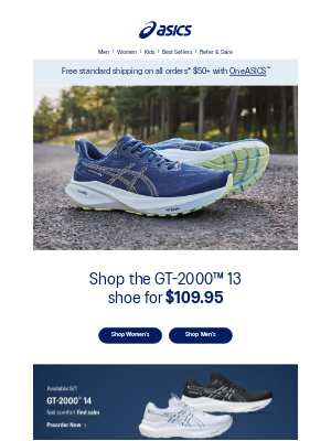 ASICS - Shop GT-2000™ 13 for $109.95