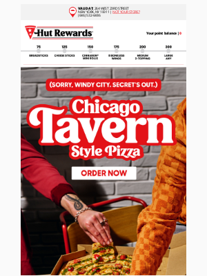 Pizza Hut - Meet Chicago’s other famous 🍕 — Tavern Style Crust