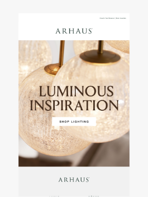 Arhaus - Bright Ideas for Lighting 💡