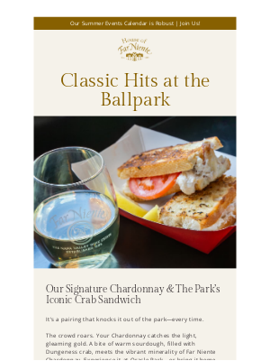 Far Niente Winery - The Ultimate Stadium Pairing