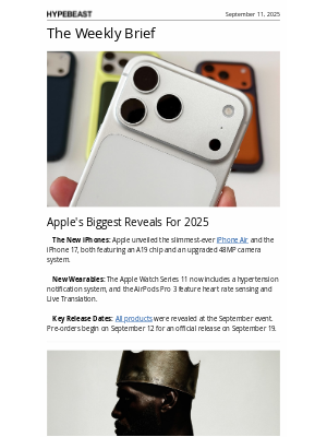 HYPEBEAST - Apple Just Revealed Its Thinnest iPhone Yet 🤏