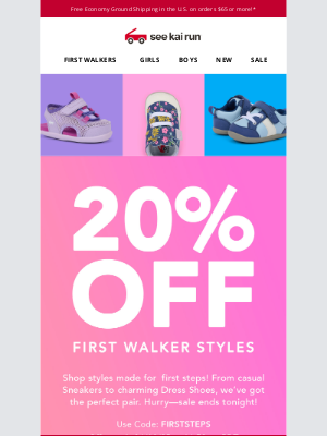 See Kai Run - First Steps Happen Fast - So Does This 20% Off Deal!