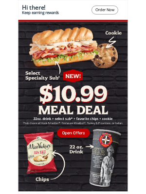 Firehouse Subs - $10.99 Comb-Oh-Yeah!