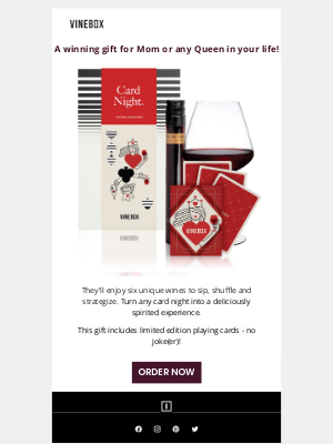 VINEBOX - The perfect Mother's Day Gift...