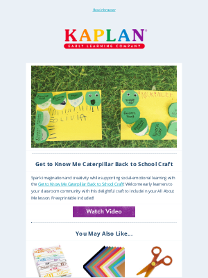 Kaplan Early Learning - ✨Spark Community In Your Classroom with this Fun Back to School Craft 🖍️