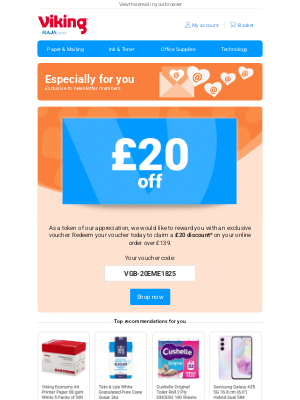 Viking Direct (United Kingdom) - 💌 A special discount just for you