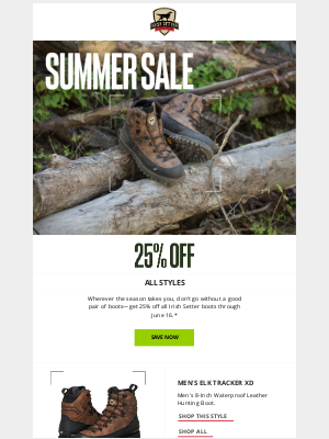 Vasque - Don’t Miss the Mark: Get 25% Off
