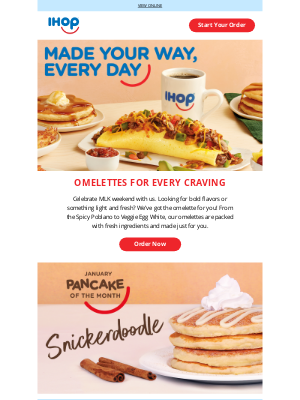 IHOP - Celebrate the Long Weekend with Delicious IHOP Omelettes!