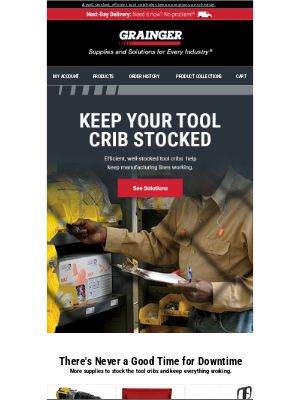 Grainger - Find the Right Supplies to Manage Your Tool Cribs