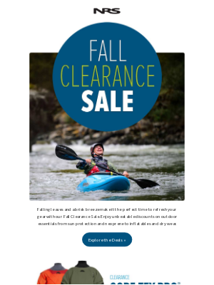 NRS - Start Saving: NRS Fall Clearance Sale 🍁
