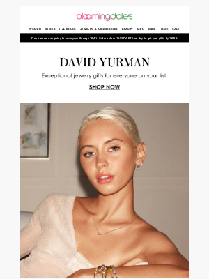 Bloomingdale's - Exceptional David Yurman gifts