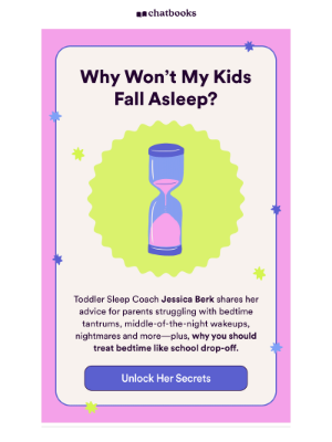 Chatbooks - Why you should treat bedtime like school drop-off 😴