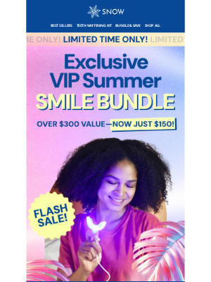 Snow - FLASH SALE: $300+ value for just $150