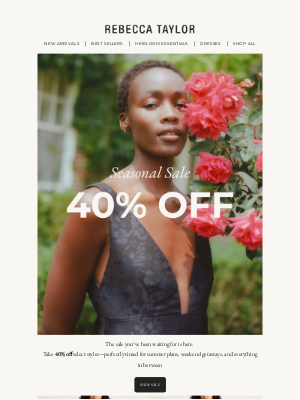 Rebecca Taylor - SUMMER SALE STARTS NOW ☀️