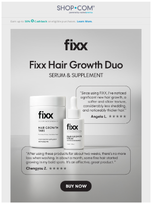 SHOP - Real Reviews. Real Growth. For Men & Women