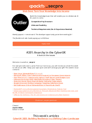 Packt - #201: Anarchy in the CyberUK