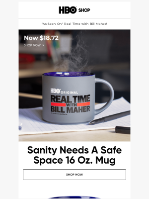 HBO - Now Less Than $20: Shop the Bill Maher Season 22 Mug!