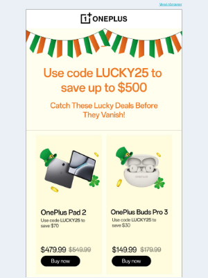 OnePlus - Catch These Lucky Deals Before They Vanish!