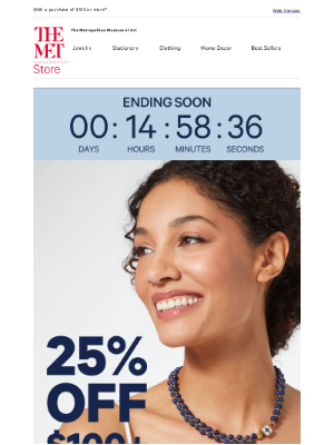 The Metropolitan Museum of Art - Ends Tonight: 25% Off Sitewide!