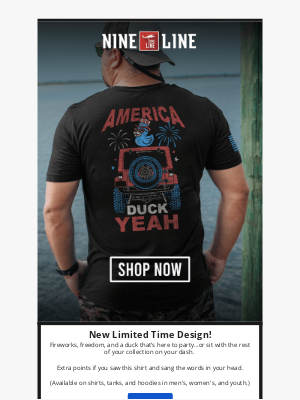 NineLineApparel - Duck Yeah!