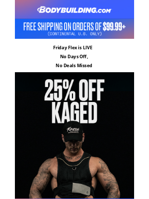Bodybuilding - Grab Your Friday Flex 💪 Deals Worth Showing Off