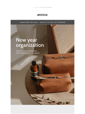 Monos - Get organized with new travel essentials