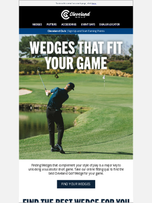 Roger Cleveland Golf Company Inc - Find the Best Wedges for Your Game | Cleveland Golf