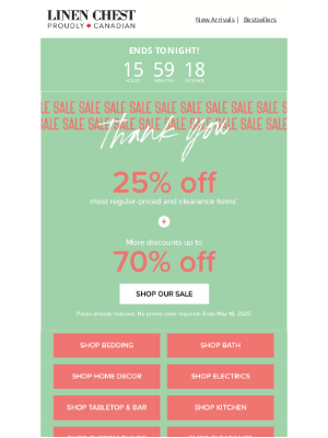 Linen Chest - ⌛EXTRA 25% OFF* Ends Tonight!