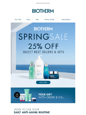 Spring Sale: 25% Off select products!