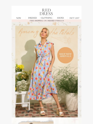 Red Dress Boutique - These looks? Petal-perfect.🌷