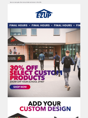Still Deciding? 30% Off Select Custom Deals Await