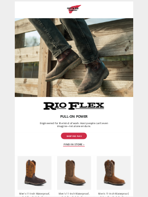 Red Wing Shoes - Pull On.  Dig Deep.  Keep Going.