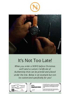 NOVO Watch - Last Minute Gift Options from NOVO!