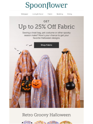 Spoonflower - Up to 25% off fabric